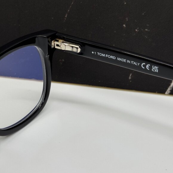 NEW TOM FORD TF5820/B 001 UNISEX EYEGLASSES BLACK FT5820/B 001 - Picture 6 of 7
